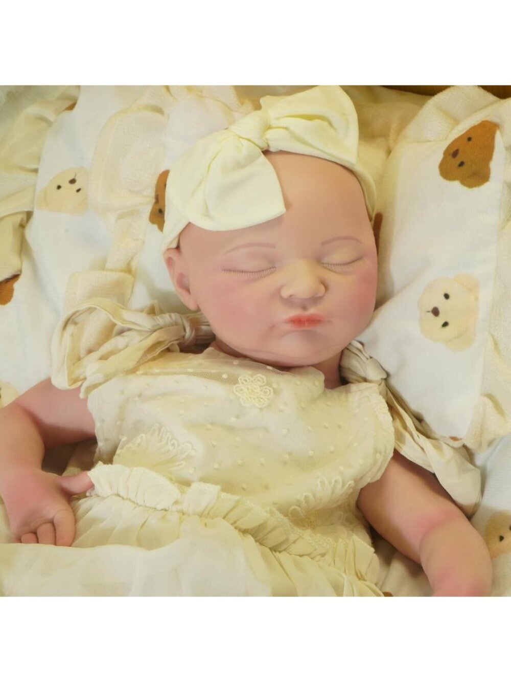 18.5 Inch Luna Girl Full Silicone Reborn Lifelike Baby Doll With Clothes